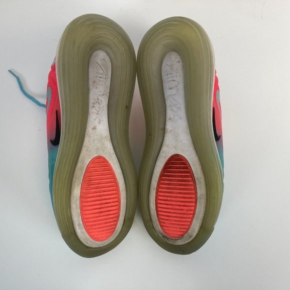 Nike Air Max 720 Pink Sea Shoes Lava Glow Blue Flury Womens Size 10 - Picture 6 of 7
